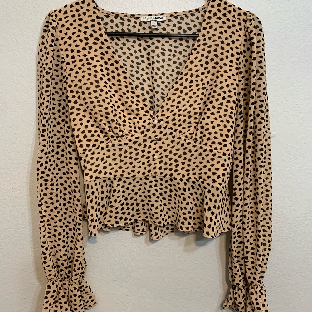 Leopard Print Blouse